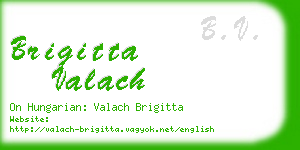 brigitta valach business card